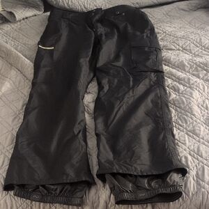 Burton Black Snow Pants with Cargo Pocket